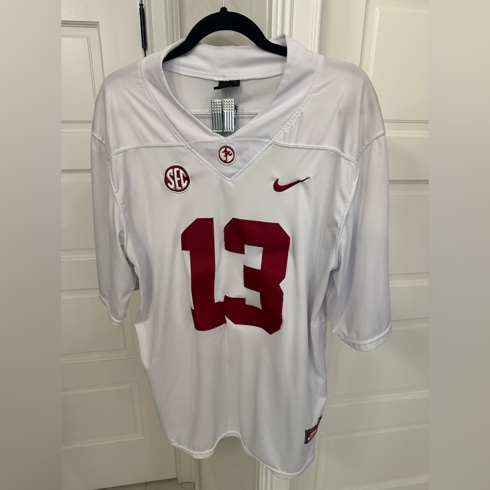 Mens Nike Tua Tagovailoa #13 Alabama Crimson Tide Stitched Football Jersey Sz XL